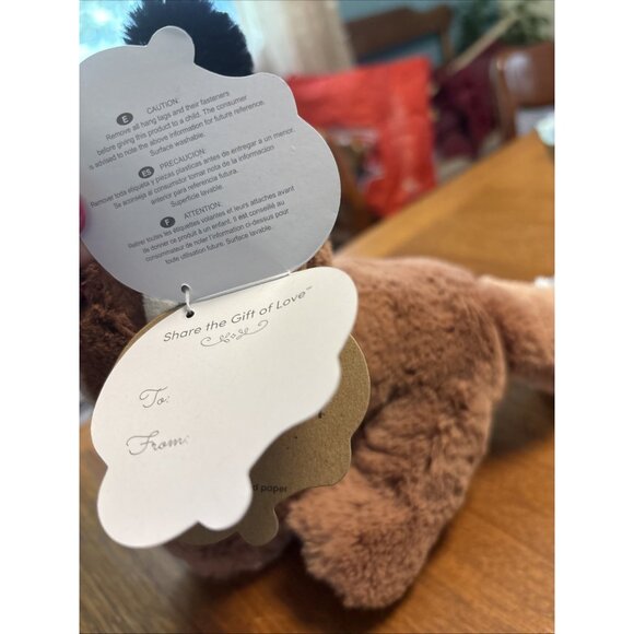 Precious Moments Aurora 8” Plush Smarty Fox Stuffed Animal Sewn Eyes 2017 NWT - Picture 3 of 9